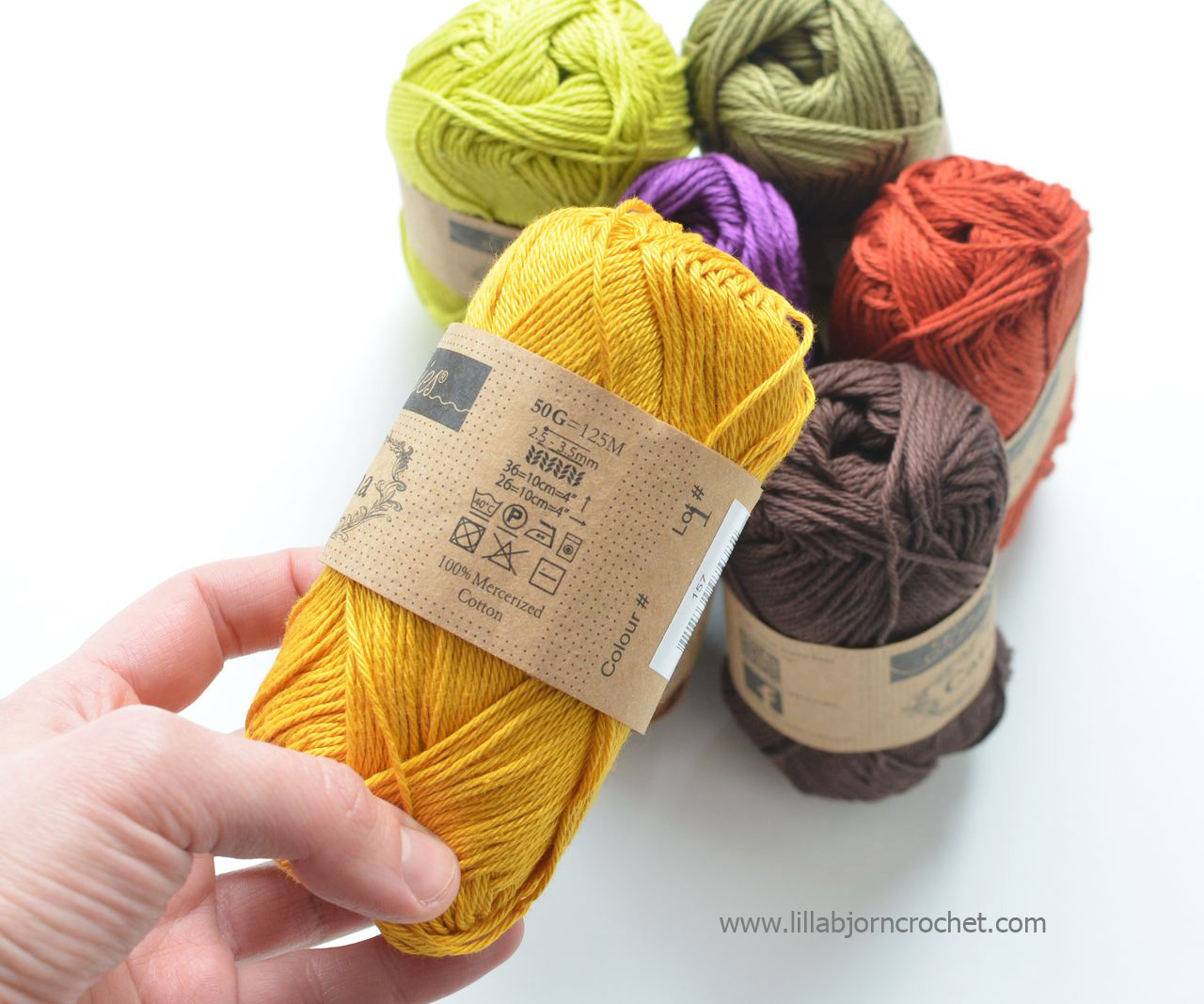 Which yarn is the best choice for overlay crochet - review on Catona yarn (from Scheepjes) by Lilla Bjorn Crochet