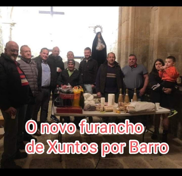 Xuntos por Barro: De capilla a furancho: polémica en Barro por una fiesta ante el altar de la Virgen de los Dolores