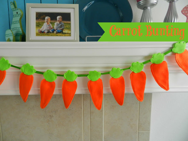 DIY Carrot Bunting