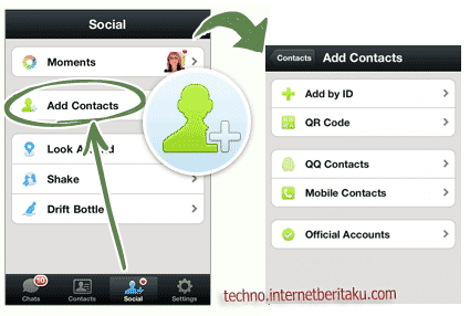 wechat add contacts