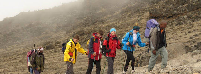 Trekking Kilimanjaro mountain Machame route