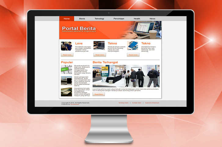 Membuat Website Portal Berita Bersama Arcorpweb