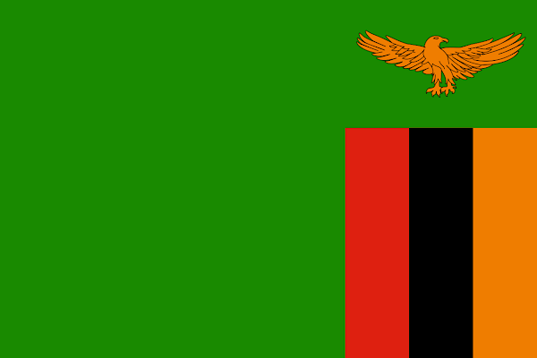 Logo Gambar Bendera Negara Zambia PNG JPG ukuran 600 px