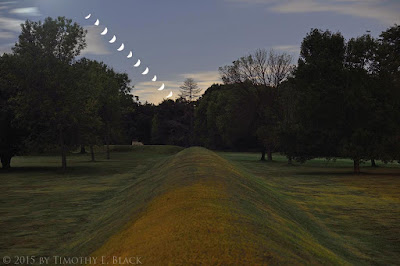 September 2015 time lapse of a lunar alignment at the Octagon State Memorial  by Timothy Black. Prints available upon request.