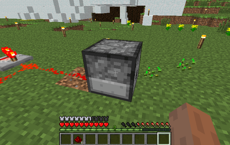 Minecraftプレイ日記 レッドストーンコンパレーター Redstone Comparator を使った最速クロック回路の作り方