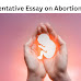 Argumentative Essay on Abortion