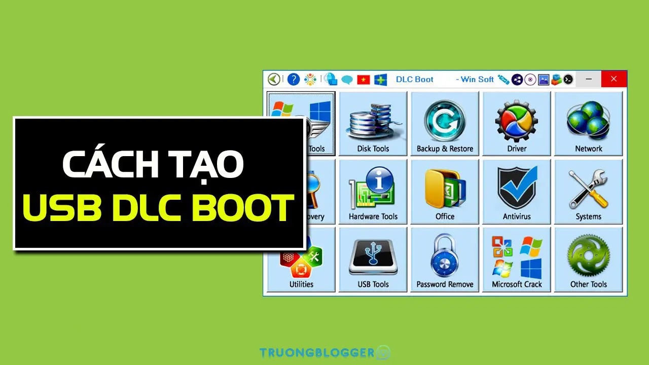 Download DLC Boot mới nhất - Hướng dẫn tạo USB Boot cứu hộ cho máy tính
