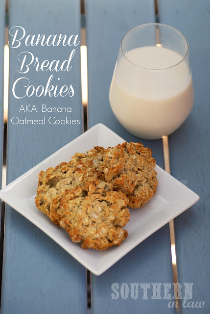 Healthy Banana Oatmeal Cookies - gluten free, low fat, vegan