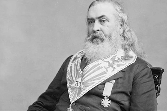 Albert Pike Morals and Dogma Scottish Rite Freemasonry confederacy slavery KKK terrorism Theodore Roosevelt Hollywood Birth of A Nation subversion insurrection British Empire