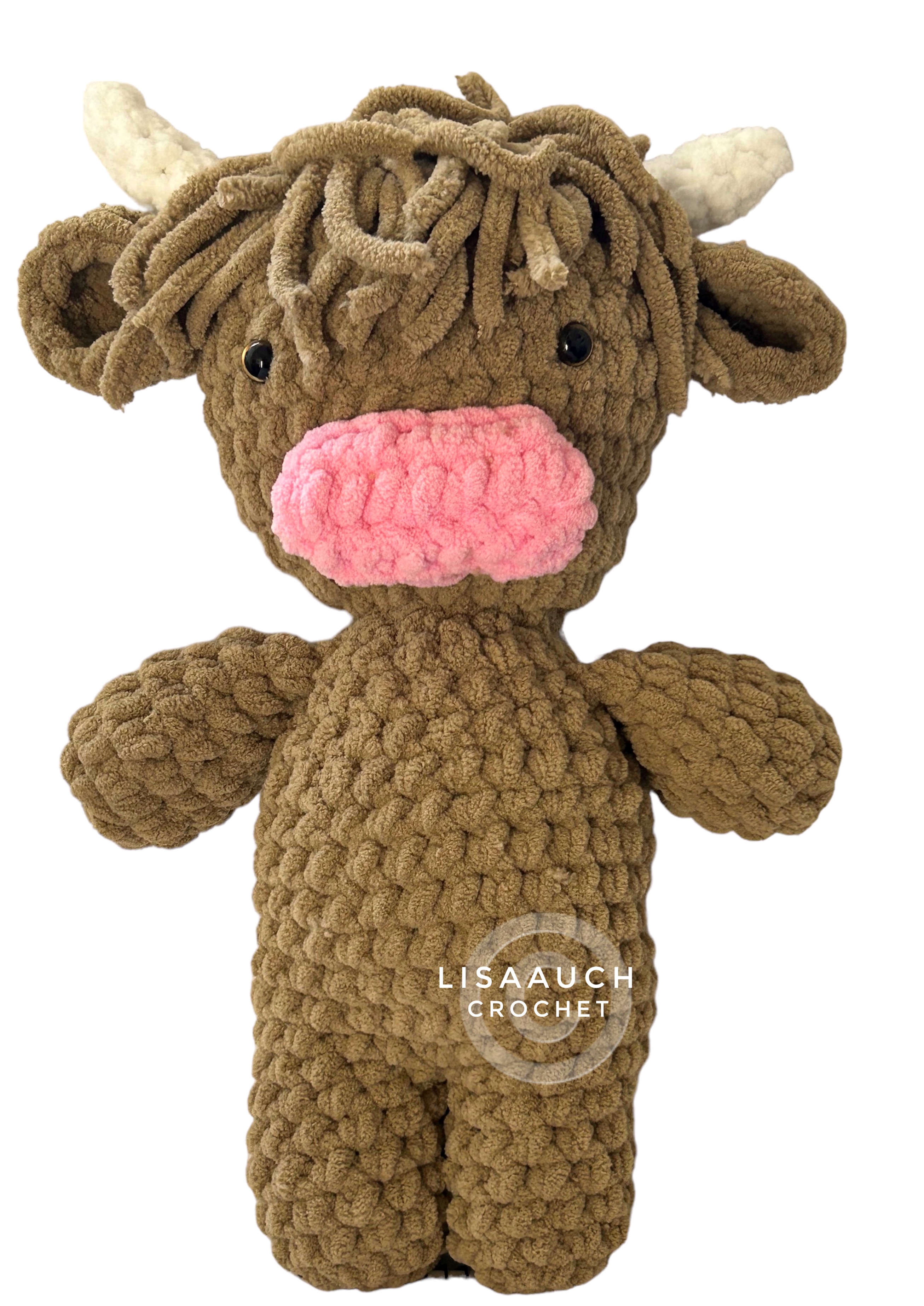 FREE cow plushie: Crochet pattern