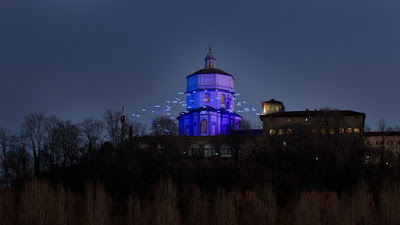 Luci d'Artista Piccoli spiriti blu