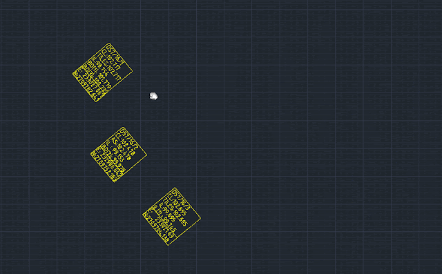 Create tables from drawing entities