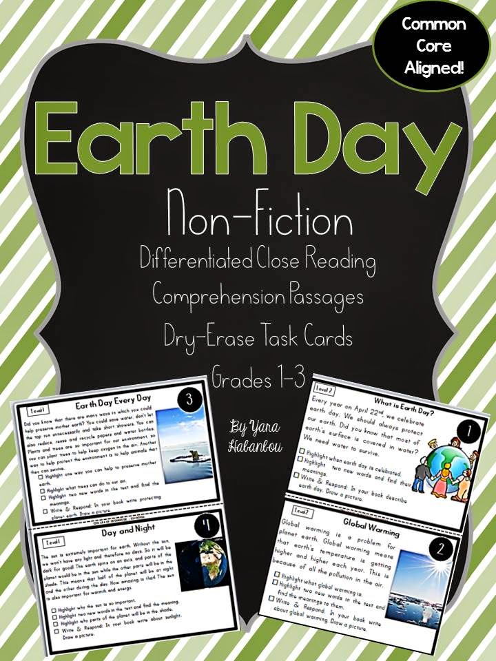 https://www.teacherspayteachers.com/Product/Earth-Day-Nonfiction-Reading-K-3-1760984