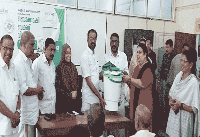 Kannur Corporation with new method for household waste management: Bokashi buckets distributed, Kannur, News, Kannur Corporation, Waste Management, Bokashi Buckets, Distributed, Household, Compost, Kerala News