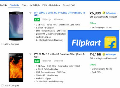 Flipkart, LYF Wind 3, Flame 8, Reliance Budget Phones,Smartphones, Ajay Yadav, Reliance Jio 4G