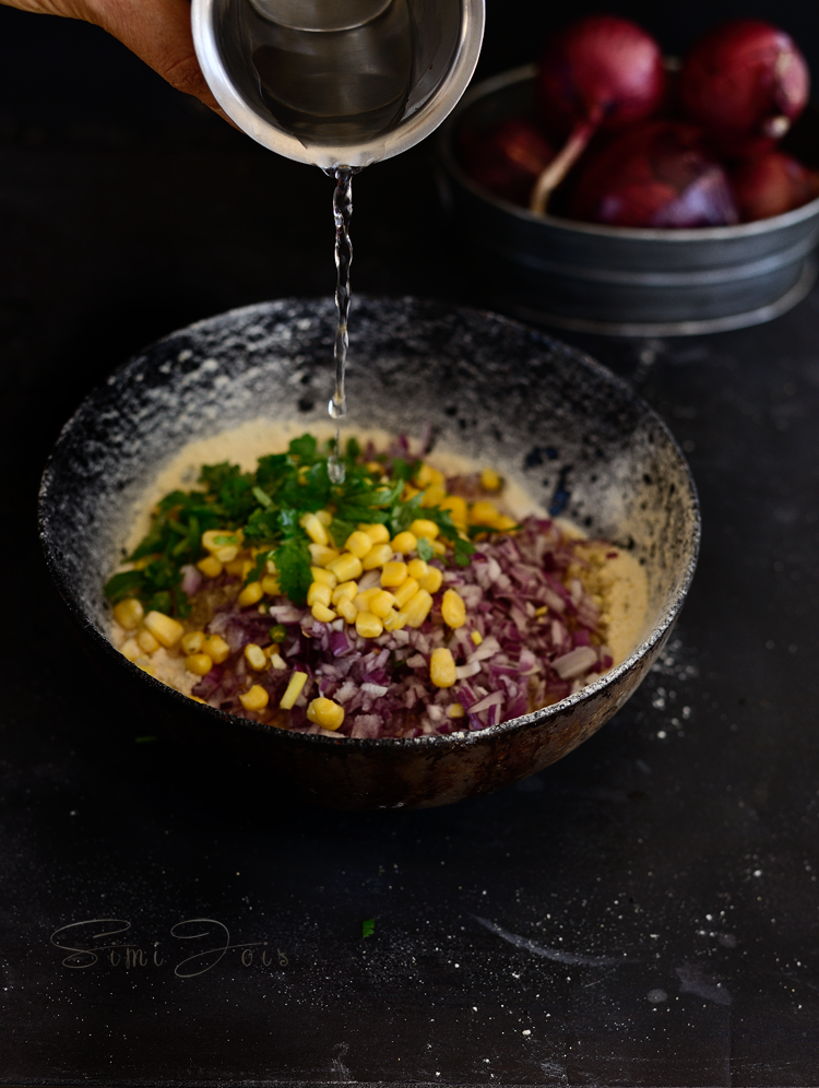 Lentil Quinoa, Fritters Savory, Pancakes, Healthy. Vegan, Simi Jois Photography 