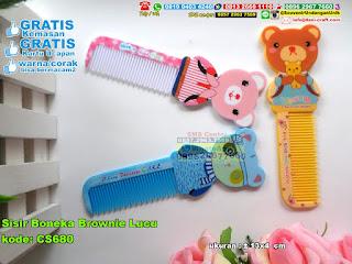 Sisir Boneka Brownie Lucu