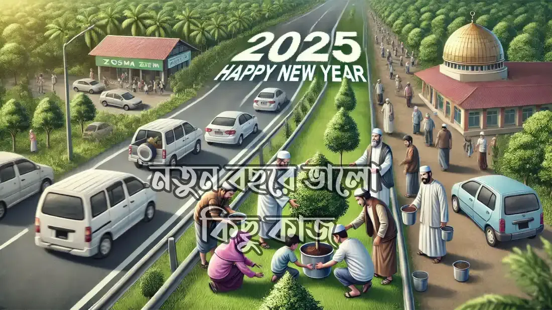 ২০২৫ ইংরেজি নতুন বছরের শুভেচ্ছা - হ্যাপি নিউ ইয়ার