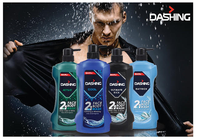 TERBAHARU! MANDIAN DASHING 2 IN 1 UNTUK MUKA DAN BADAN SEKALIGUS,