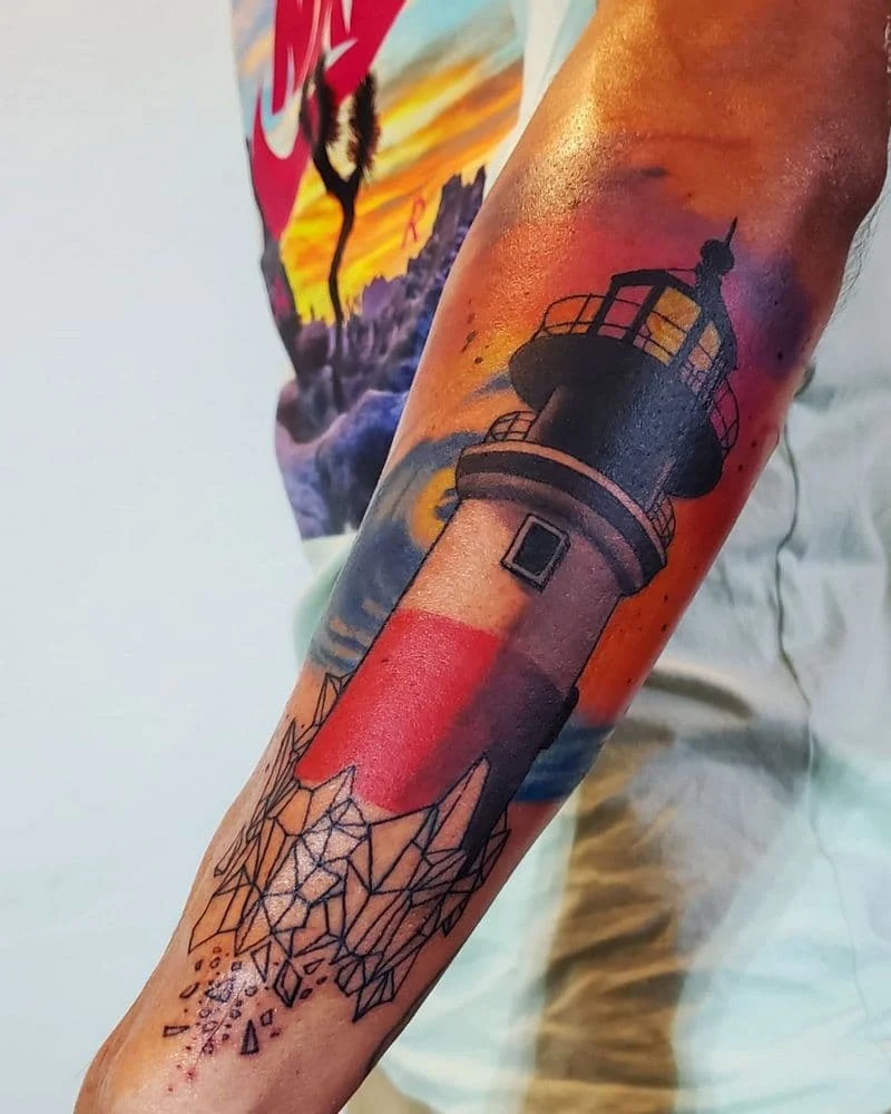 Tatuajes de faros mejores Ideas y su Significado