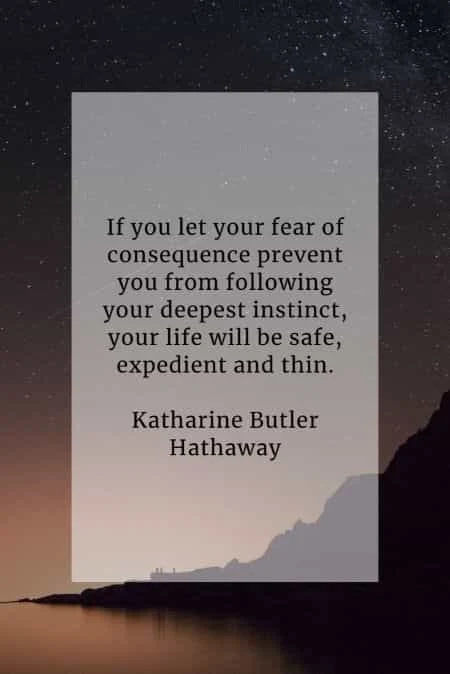 Fear quotes that'll make you more aware of the feeling