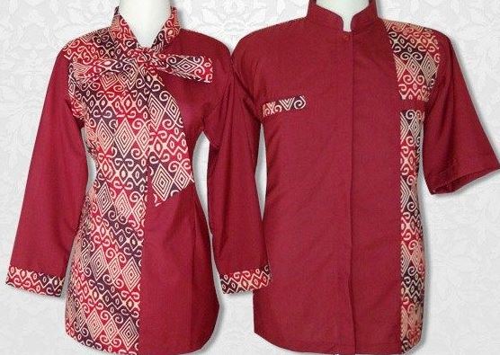 17 Contoh Model  Baju Batik  Simple Elegan Trend 2019