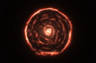estrela gigante vermelha R Sculptoris