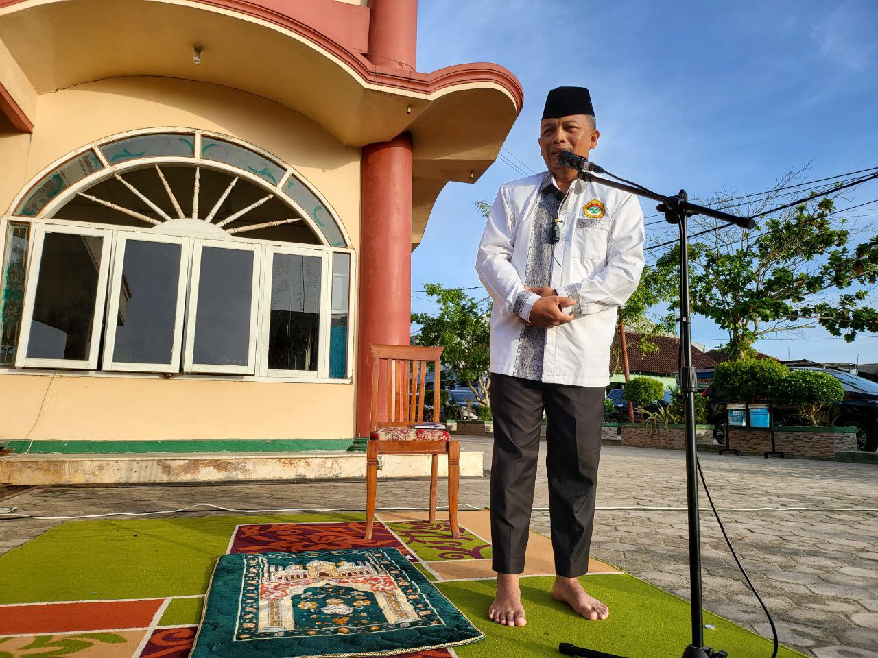 Rayakan Idul Fitri, LDII Kotim Selenggarakan Shalat Ied di Halaman Masjid Barokah