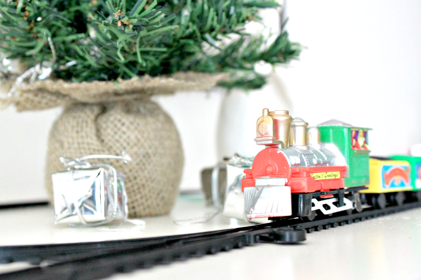 Christmas choo-choo train