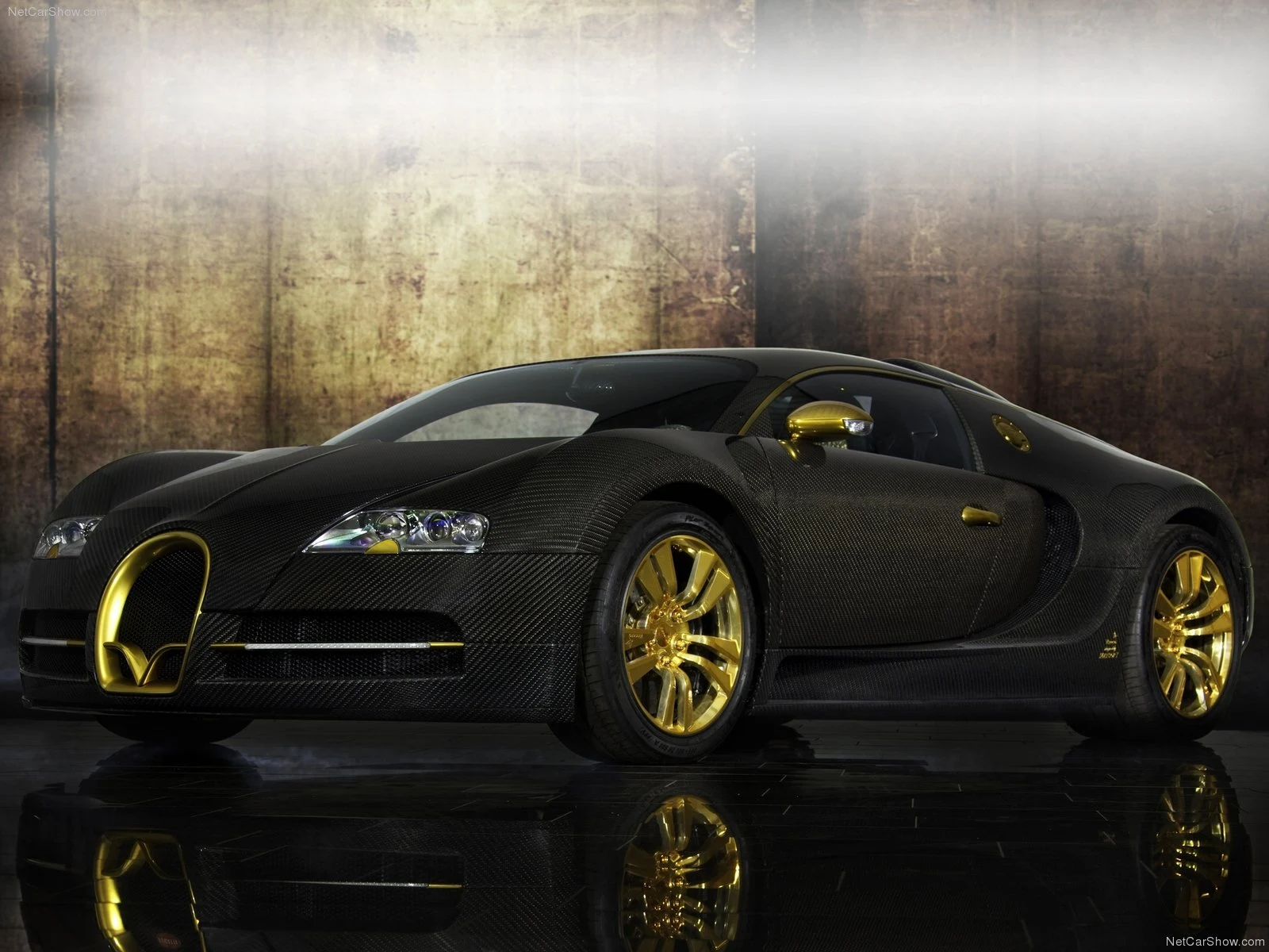 Hình ảnh siêu xe Mansory Bugatti Veyron Linea Vincero dOro 2010 & nội ngoại thất