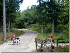 Syl and Dan on the trail