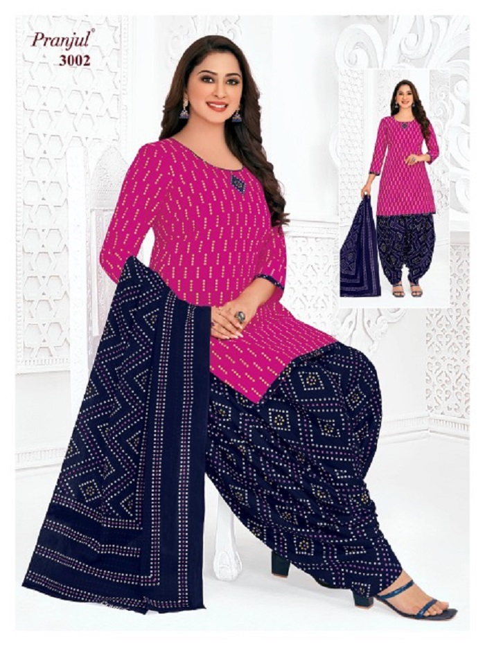 Priyanshi Vol 30 Pranjul Cotton Dress Material