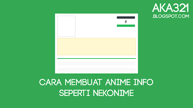 Cara Membuat Anime Info Seperti Nekonime, Cara Membuat Anime Info Seperti Fansub, Cara Membuat Anime Info Fansub, Cara Membuat Fansub, Cara Membuat Seperti Nekonime, Aka321, Aka321.blogspot.com, Tutorial Fansub, Cara Membuat Fansub