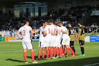 Partido del Barakaldo CF contra el Vitoria