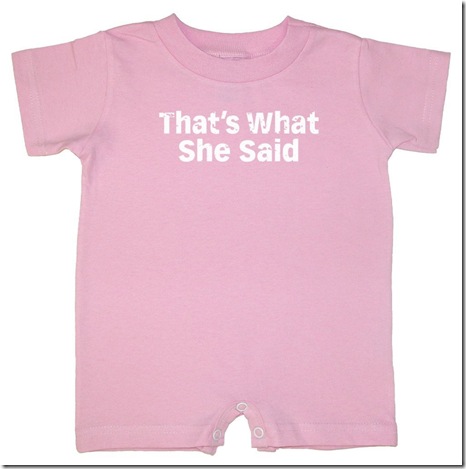 TWSS onesie