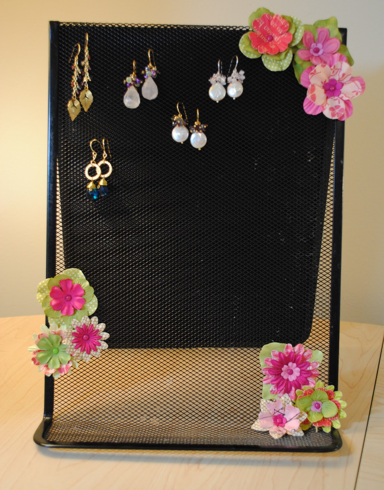 lovely earring holder.