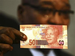 South Africa Releases Bank Notes Bearing President Nelson Mandela's Image