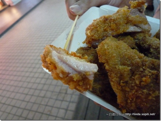 公館夜市-龍哥無骨雞腿排-切面