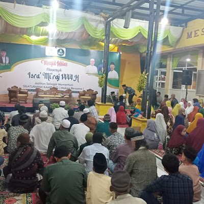 BKM Ikhlas Peringati Isra' Mi'raj 1444 H, Jadikan Sebagai Momentum Silaturahmi Kampung