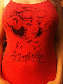 LYDF Clothing live young die fast tank top girls design nick hams