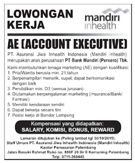 Lowongan Kerja PT. Asuransi Jiwa Inhealth 2015 Terbaru Di Lampung, Lowongan Kerja SMA/ SMK PT. Asuransi Jiwa Inhealth 2015 Terbaru, Lowongan Kerja D3 PT. Asuransi Jiwa Inhealth 2015 Terbaru, Lowongan Kerja D1 PT. Asuransi Jiwa Inhealth 2015 Terbaru, Lowongan Kerja S1/ Sarjana PT. Asuransi Jiwa Inhealth 2015 Terbaru, Lowongan Kerja Administrasi PT. Asuransi Jiwa Inhealth 2015 Terbaru, Lowongan Kerja Accounting PT. Asuransi Jiwa Inhealth 2015 Terbaru, Lowongan Kerja Driver/ Sopir PT. Asuransi Jiwa Inhealth 2015 Terbaru, Lowongan Kerja Satpam/ Scurity PT. Asuransi Jiwa Inhealth 2015 Terbaru, Lowongan Kerja Staff PT. Asuransi Jiwa Inhealth 20   15 Terbaru, Lowongan Kerja CS/ Costumer Service di PT. Asuransi Jiwa Inhealth 2015 Terbaru, Lowongan Kerja IT di PT. Asuransi Jiwa Inhealth 2015 Terbaru, Karir Lampung di PT. Asuransi Jiwa Inhealth 2015 Terbaru, Alamat Lengkap PT. Asuransi Jiwa Inhealth 2015 Terbaru, Struktur Organisasi PT. Asuransi Jiwa Inhealth 2015 Terbaru, Email PT. Asuransi Jiwa Inhealth 2015, No Telepon PT. Asuransi Jiwa Inhealth 2015 Website/ Situs Resmi PT. Asuransi Jiwa Inhealth 2015 Terbaru, Gaji Standar UMR di PT. Asuransi Jiwa Inhealth 2015 Terbaru, Daftar Cabang Perusahaan PT. Asuransi Jiwa Inhealth 2015 Terbaru, Lowongan Kerja Penipuan PT. Asuransi Jiwa Inhealth 2015 Terbaru, Lowongan Kerja PT. Asuransi Jiwa Inhealth 2015 Terbaru di Bandar Lampung, Lowongan Kerja PT. Asuransi Jiwa Inhealth 2015 Terbaru di Metro, Lowongan Kerja PT. Asuransi Jiwa Inhealth 2015 Terbaru di Bandar Jaya, Lowongan Kerja PT. Asuransi Jiwa Inhealth 2015 Terbaru di Liwa, Lowongan Kerja PT. Asuransi Jiwa Inhealth 2015 Terbaru di    Kalianda, Lowongan Kerja PT. Asuransi Jiwa Inhealth 2015 Terbaru di Tulang Bawang, Lowongan Kerja PT. Asuransi Jiwa Inhealth 2015 Terbaru di Pringsewu, Lowongan Kerja PT. Asuransi Jiwa Inhealth 2015 Terbaru di Kota bumi, Lowongan Kerja PT. Asuransi Jiwa Inhealth 2015 Terbaru di Krui, Lowongan Kerja PT. Asuransi Jiwa Inhealth 2015 Terbaru di Natar, Lowongan Kerja PT. Asuransi Jiwa Inhealth 2015 Terbaru di Blambangan Umpu, Lowongan Kerja PT. Asuransi Jiwa Inhealth 2015 Terbaru di Panaragan Jaya, Lowongan Kerja PT. Asuransi Jiwa Inhealth 2015 Terbaru di Sukadana, Lowongan Kerja PT. Asuransi Jiwa Inhealth 2015 Terbaru di Gunung Sugih, Lowongan Kerja PT. Asuransi Jiwa Inhealth 2015 Terbaru di Wiralaga Mulya, Lowongan Kerja PT. Asuransi Jiwa Inhealth 2015 Terbaru di Gedong Tataan, Lowongan Kerja PT. Asuransi Jiwa Inhealth 2015 Terbaru di Surabaya, Lowongan Kerja PT. Asuransi Jiwa Inhealth 2015 Terbaru di Bandung, Lowongan Kerja PT. Asuransi Jiwa Inhealth 2015 Terbaru di Bekasi, Lowongan K   erja PT. Asuransi Jiwa Inhealth 2015 Terbaru di Medan, Lowongan Kerja PT. Asuransi Jiwa Inhealth 2015 Terbaru di Tangerang, Lowongan Kerja PT. Asuransi Jiwa Inhealth 2015 Terbaru di Depok, Lowongan Kerja PT. Asuransi Jiwa Inhealth 2015 Terbaru di Semarang, Lowongan Kerja PT. Asuransi Jiwa Inhealth 2015 Terbaru di Palembang, Lowongan Kerja PT. Asuransi Jiwa Inhealth 2015 Terbaru di Makassar, Lowongan Kerja PT. Asuransi Jiwa Inhealth 2015 Terbaru di Bogor, Lowongan Kerja PT. Asuransi Jiwa Inhealth 2015 Terbaru di Batam, Lowongan Kerja PT. Asuransi Jiwa Inhealth 2015 Terbaru di Pekanbaru , Lowongan Kerja PT. Asuransi Jiwa Inhealth 2015 Terbaru di Malang, Lowongan Kerja PT. Asuransi Jiwa Inhealth 2015 Terbaru di Padang, Lowongan Kerja PT. Asuransi Jiwa Inhealth 2015 Terbaru di Denpasar, Lowongan Kerja PT. Asuransi Jiwa Inhealth 2015 Terbaru di Samarinda, Lowongan Kerja PT. Asuransi Jiwa Inhealth 2015 Terbaru di Banjarmasin, Lowongan Kerja PT. Asuransi Jiwa Inhealth 2015 Terbaru di Seran   g, Lowongan Kerja PT. Asuransi Jiwa Inhealth 2015 Terbaru di Tasikmalaya, Lowongan Kerja PT. Asuransi Jiwa Inhealth 2015 Terbaru di Pontianak, Lowongan Kerja PT. Asuransi Jiwa Inhealth 2015 Terbaru di Cimahi, Lowongan Kerja PT. Asuransi Jiwa Inhealth 2015 Terbaru di Balikpapan, Lowongan Kerja PT. Asuransi Jiwa Inhealth 2015 Terbaru di Jambi, Lowongan Kerja PT. Asuransi Jiwa Inhealth 2015 Terbaru di Surakarta, Lowongan Kerja PT. Asuransi Jiwa Inhealth 2015 Terbaru di Mataram, Lowongan Kerja PT. Asuransi Jiwa Inhealth 2015 Terbaru di Manado, Lowongan Kerja PT. Asuransi Jiwa Inhealth 2015 Terbaru di Yogyakarta, Lowongan Kerja PT. Asuransi Jiwa Inhealth 2015 Terbaru di Cilegon, Lowongan Kerja PT. Asuransi Jiwa Inhealth 2015 Terbaru di Kupang, Lowongan Kerja PT. Asuransi Jiwa Inhealth 2015 Terbaru di Palu, Lowongan Kerja PT. Asuransi Jiwa Inhealth 2015 Terbaru di Ambon, Lowongan Kerja PT. Asuransi Jiwa Inhealth 2015 Terbaru di Tarakan, Lowongan Kerja PT. Asuransi Jiwa Inhealth 2015 Terba   ru di Cirebon, Lowongan Kerja PT. Asuransi Jiwa Inhealth 2015 Terbaru di Bengkulu, Lowongan Kerja PT. Asuransi Jiwa Inhealth 2015 Terbaru di Pekalongan , Lowongan Kerja PT. Asuransi Jiwa Inhealth 2015 Terbaru di Kediri, Lowongan Kerja PT. Asuransi Jiwa Inhealth 2015 Terbaru di Tegal, Lowongan Kerja PT. Asuransi Jiwa Inhealth 2015 Terbaru di Binjai , Lowongan Kerja PT. Asuransi Jiwa Inhealth 2015 Terbaru di Pematangsiantar, Lowongan Kerja PT. Asuransi Jiwa Inhealth 2015 Terbaru di Jayapura, Lowongan Kerja PT. Asuransi Jiwa Inhealth 2015 Terbaru di Banda Aceh, Lowongan Kerja PT. Asuransi Jiwa Inhealth 2015 Terbaru di Palangkaraya , Lowongan Kerja PT. Asuransi Jiwa Inhealth 2015 Terbaru di Probolinggo, Lowongan Kerja PT. Asuransi Jiwa Inhealth 2015 Terbaru di Banjarbaru, Lowongan Kerja PT. Asuransi Jiwa Inhealth 2015 Terbaru di Pasuruan, Lowongan Kerja PT. Asuransi Jiwa Inhealth 2015 Terbaru di TanjungPinang, Lowongan Kerja PT. Asuransi Jiwa Inhealth 2015 Terbaru di Gorontalo, Lowongan    Kerja PT. Asuransi Jiwa Inhealth 2015 Terbaru di Dumai, Lowongan Kerja PT. Asuransi Jiwa Inhealth 2015 Terbaru di Madiun, Lowongan Kerja PT. Asuransi Jiwa Inhealth 2015 Terbaru di Batu, Lowongan Kerja PT. Asuransi Jiwa Inhealth 2015 Terbaru di Salatiga, Lowongan Kerja PT. Asuransi Jiwa Inhealth 2015 Terbaru di Pangkalpinang, Lowongan Kerja PT. Asuransi Jiwa Inhealth 2015 Terbaru di Lubuklinggau, Lowongan Kerja PT. Asuransi Jiwa Inhealth 2015 Terbaru di Ternate, Lowongan Kerja PT. Asuransi Jiwa Inhealth 2015 Terbaru di Bitung, Lowongan Kerja PT. Asuransi Jiwa Inhealth 2015 Terbaru di Tanjungbalai, Lowongan Kerja PT. Asuransi Jiwa Inhealth 2015 Terbaru di Tebingtinggi, Lowongan Kerja PT. Asuransi Jiwa Inhealth 2015 Terbaru di Bontang, Lowongan Kerja PT. Asuransi Jiwa Inhealth 2015 Terbaru di Padang, Lowongan Kerja PT. Asuransi Jiwa Inhealth 2015 Terbaru di Sidempuan, Lowongan Kerja PT. Asuransi Jiwa Inhealth 2015 Terbaru di Blitar, Lowongan Kerja PT. Asuransi Jiwa Inhealth 2015 Terba   ru di Lhokseumawe, Lowongan Kerja PT. Asuransi Jiwa Inhealth 2015 Terbaru di Singkawang, Lowongan Kerja PT. Asuransi Jiwa Inhealth 2015 Terbaru di Parepare, Lowongan Kerja PT. Asuransi Jiwa Inhealth 2015 Terbaru di Langsa, Lowongan Kerja PT. Asuransi Jiwa Inhealth 2015 Terbaru di Banjar, Lowongan Kerja PT. Asuransi Jiwa Inhealth 2015 Terbaru di Prabumulih, Lowongan Kerja PT. Asuransi Jiwa Inhealth 2015 Terbaru di Mojokerto, Lowongan Kerja PT. Asuransi Jiwa Inhealth 2015 Terbaru di Magelang, Lowongan Kerja PT. Asuransi Jiwa Inhealth 2015 Terbaru di Sorong, Lowongan Kerja PT. Asuransi Jiwa Inhealth 2015 Terbaru di Palopo, Lowongan Kerja PT. Asuransi Jiwa Inhealth 2015 Terbaru di Bima, Lowongan Kerja PT. Asuransi Jiwa Inhealth 2015 Terbaru di Bukittinggi, Lowongan Kerja PT. Asuransi Jiwa Inhealth 2015 Terbaru di Bau-Bau, Lowongan Kerja PT. Asuransi Jiwa Inhealth 2015 Terbaru di Jakarta, Lowongan Kerja PT. Asuransi Jiwa Inhealth 2015 Terbaru di Jawa Timur, Lowongan Kerja PT. Asuransi Ji   wa Inhealth 2015 Terbaru di Jawa Barat, Lowongan Kerja PT. Asuransi Jiwa Inhealth 2015 Terbaru di Sumatera Utara , Lowongan Kerja PT. Asuransi Jiwa Inhealth 2015 Terbaru di Banten , Lowongan Kerja PT. Asuransi Jiwa Inhealth 2015 Terbaru di Jawa Tengah, Lowongan Kerja PT. Asuransi Jiwa Inhealth 2015 Terbaru di Sumatera Selatan, Lowongan Kerja PT. Asuransi Jiwa Inhealth 2015 Terbaru di Riau, Lowongan Kerja PT. Asuransi Jiwa Inhealth 2015 Terbaru di Sumatera Barat, Lowongan Kerja PT. Asuransi Jiwa Inhealth 2015 Terbaru di Bali, Lowongan Kerja PT. Asuransi Jiwa Inhealth 2015 Terbaru di Kalimantan, Lowongan Kerja PT. Asuransi Jiwa Inhealth 2015 Terbaru di Jambi, Lowongan Kerja PT. Asuransi Jiwa Inhealth 2015 Terbaru di Nusa Tenggara Barat, Lowongan Kerja PT. Asuransi Jiwa Inhealth 2015 Terbaru di Sulawesi Utara, Lowongan Kerja PT. Asuransi Jiwa Inhealth 2015 Terbaru di Yogyakarta, Lowongan Kerja PT. Asuransi Jiwa Inhealth 2015 Terbaru di Nusa Tenggara Timur, Lowongan Kerja PT. Asuransi J   iwa Inhealth 2015 Terbaru di Sulawesi Tengah, Lowongan Kerja PT. Asuransi Jiwa Inhealth 2015 Terbaru di Maluku, Lowongan Kerja PT. Asuransi Jiwa Inhealth 2015 Terbaru di Bengkulu, Lowongan Kerja PT. Asuransi Jiwa Inhealth 2015 Terbaru di Aceh, Lowongan Kerja PT. Asuransi Jiwa Inhealth 2015 Terbaru di Papua, Lowongan Kerja PT. Asuransi Jiwa Inhealth 2015 Terbaru di Bangka, Lowongan Kerja PT. Asuransi Jiwa Inhealth 2015 Terbaru di Belitung, Lowongan Kerja PT. Asuransi Jiwa Inhealth 2015 Terbaru di Gorontalo