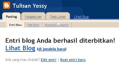 belajar membuat blog