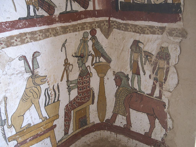 Paintings from the tomb of Petosiris at Muzawaka (XL)