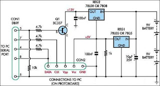 Universal PIC Programmer Circuit diaggram