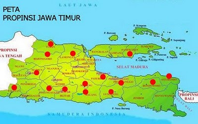 Nama Kabupaten Kota Di Provinsi Jawa  Timur  Negeri Pesona