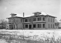 Kerrville hospital after a snowfall