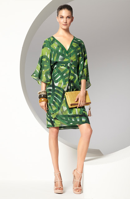 escada yeşil yazlık elbise modeli