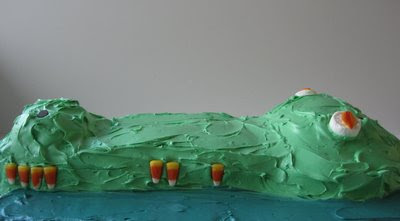 An Alligator Cake