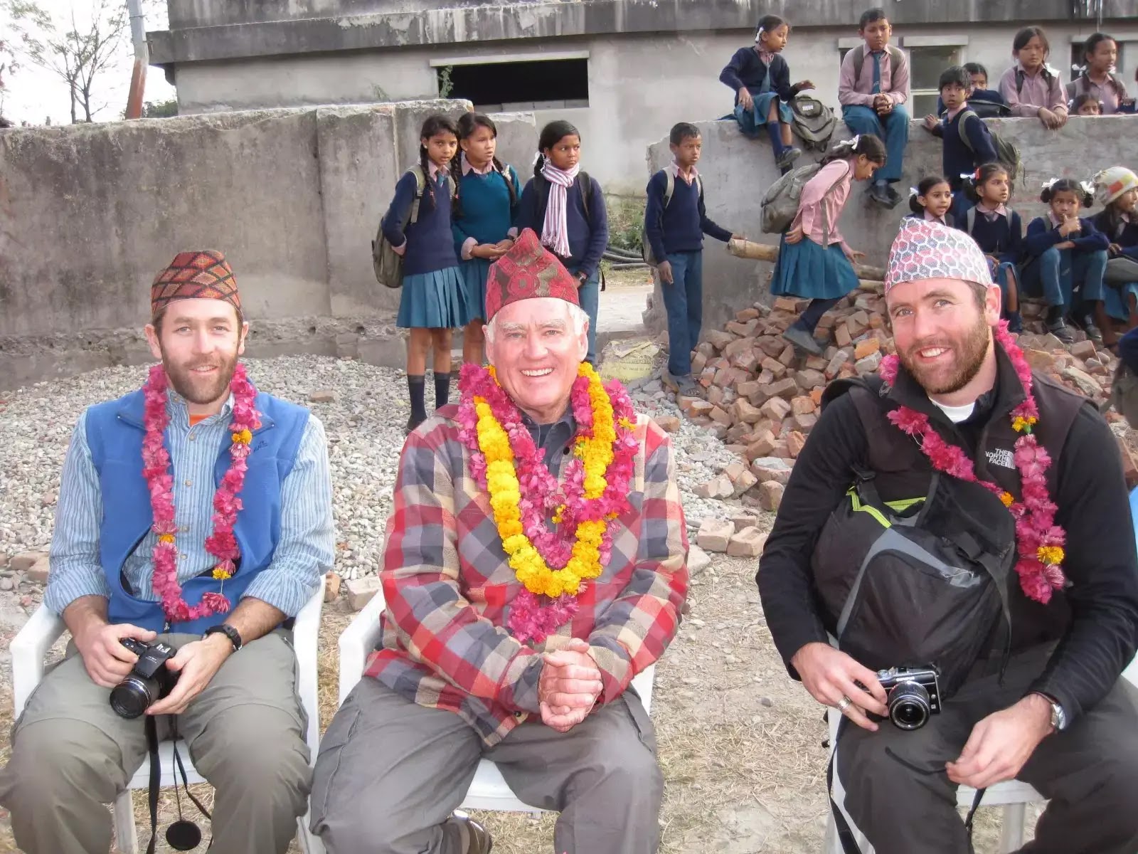 The story of the run from the US to pull the truck full of 'tattoos': saying 'Hear please'