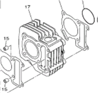 bagian Blog Cylinder Sepeda Motor